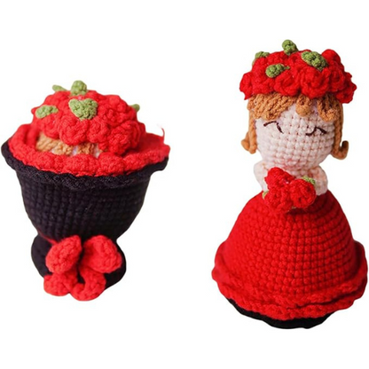 LoveDoll - A crochet bouquet that blossoms into a doll 🪆💐